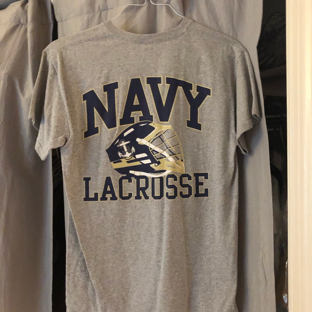 Navy Lacrosse Tshirt